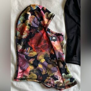 Turtle fur Floral Balaclava